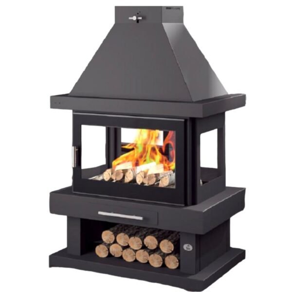 4-seitiger Kaminofen – FIREMATIC Kingston 10 bis 13 kW