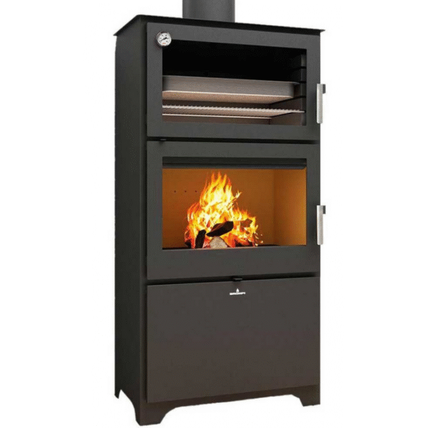 Holzofen mit Backofen - BRONPI Murano - L 14 kW