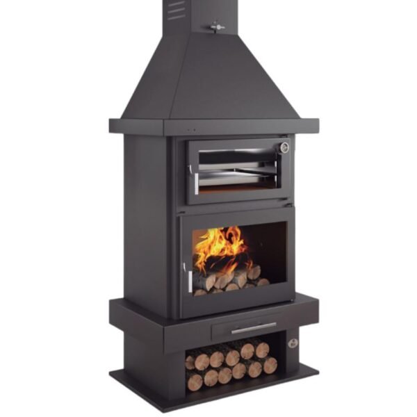 Kaminofen mit Backofen - FIREMATIC Phoenix 10 bis 13 kW