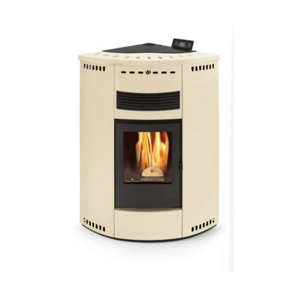 Kanalisierbarer Eck-Pelletofen – ORIGINAL PHEBO Asia Plus 14 kW