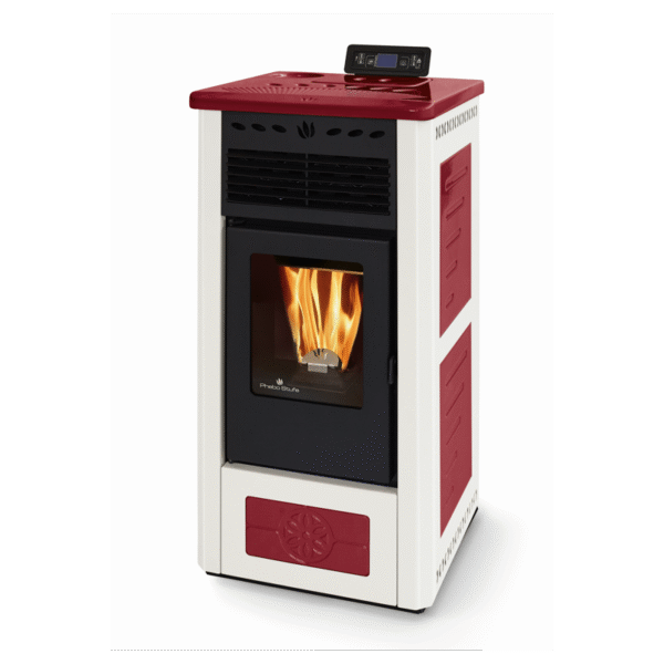 Belüfteter Keramik-Pelletofen - ORIGINAL PHEBO Febe Bicolor 10 kW