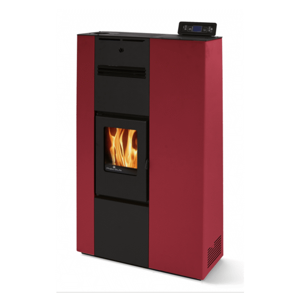 Pelletofen extra flach belüftet - HERKUNFT PHEBO Fenice 10 kW