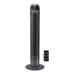 Ventilador de torre con mando a distancia, 50W, de potencia – 3 velocidades negro, modelo Varadero