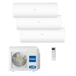 Aire acondicionado multisplit 3×1 HAIER Perla 70 Wi-Fi 2×2000+3000 fg Instalación básica incluida